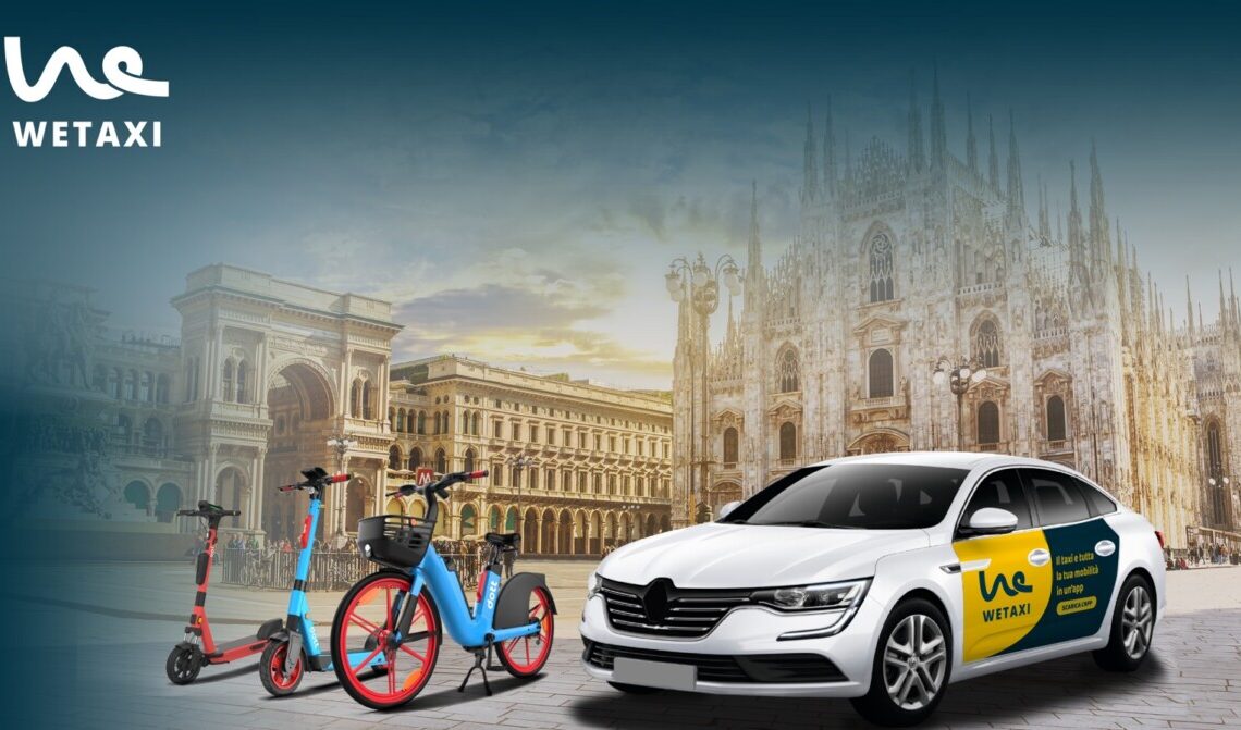 Wetaxi cresce ancora: 13.500 veicoli elettrici a noleggio a Milano e Roma