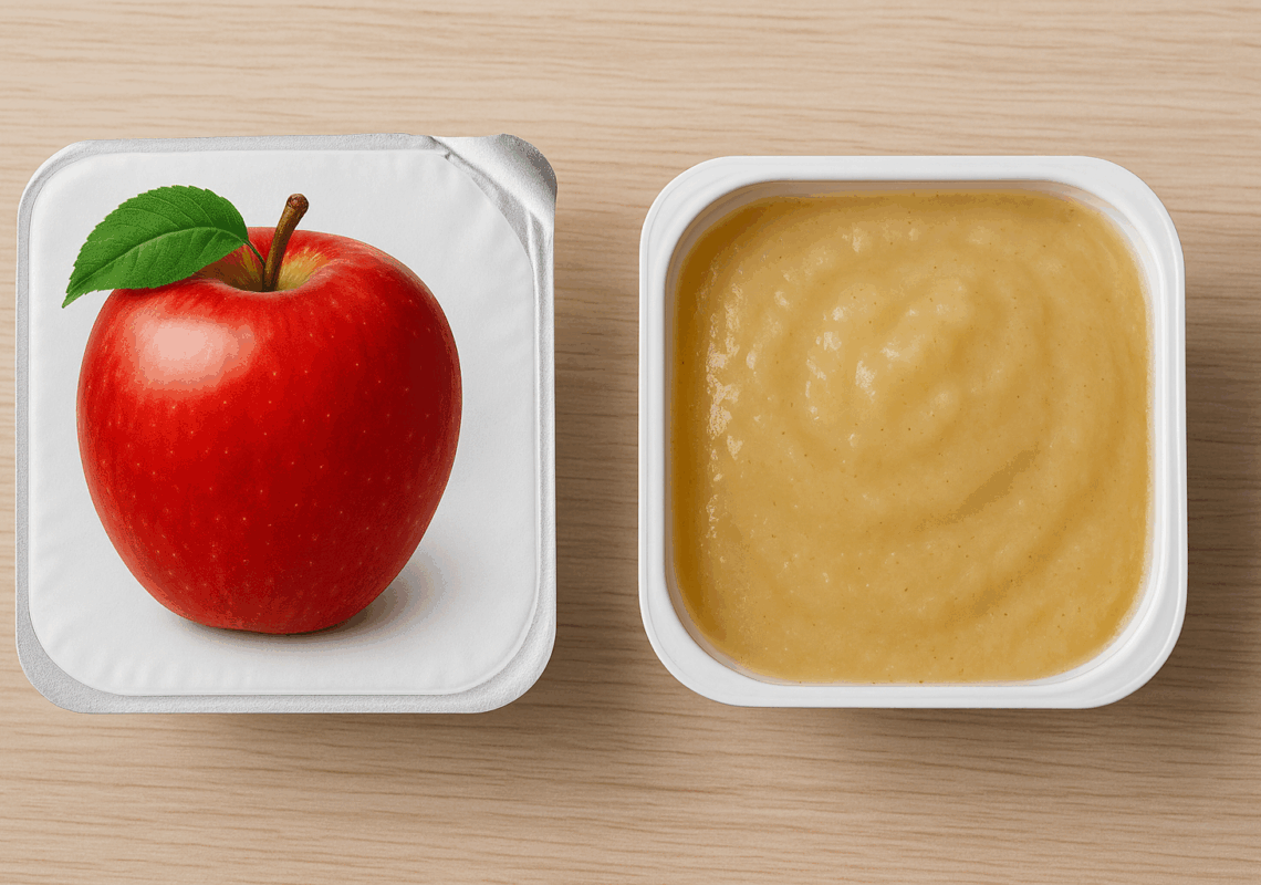 Rischio micotossine: richiamato lotto di polpa di mela e banana dai supermercati. Il marchio coinvolto