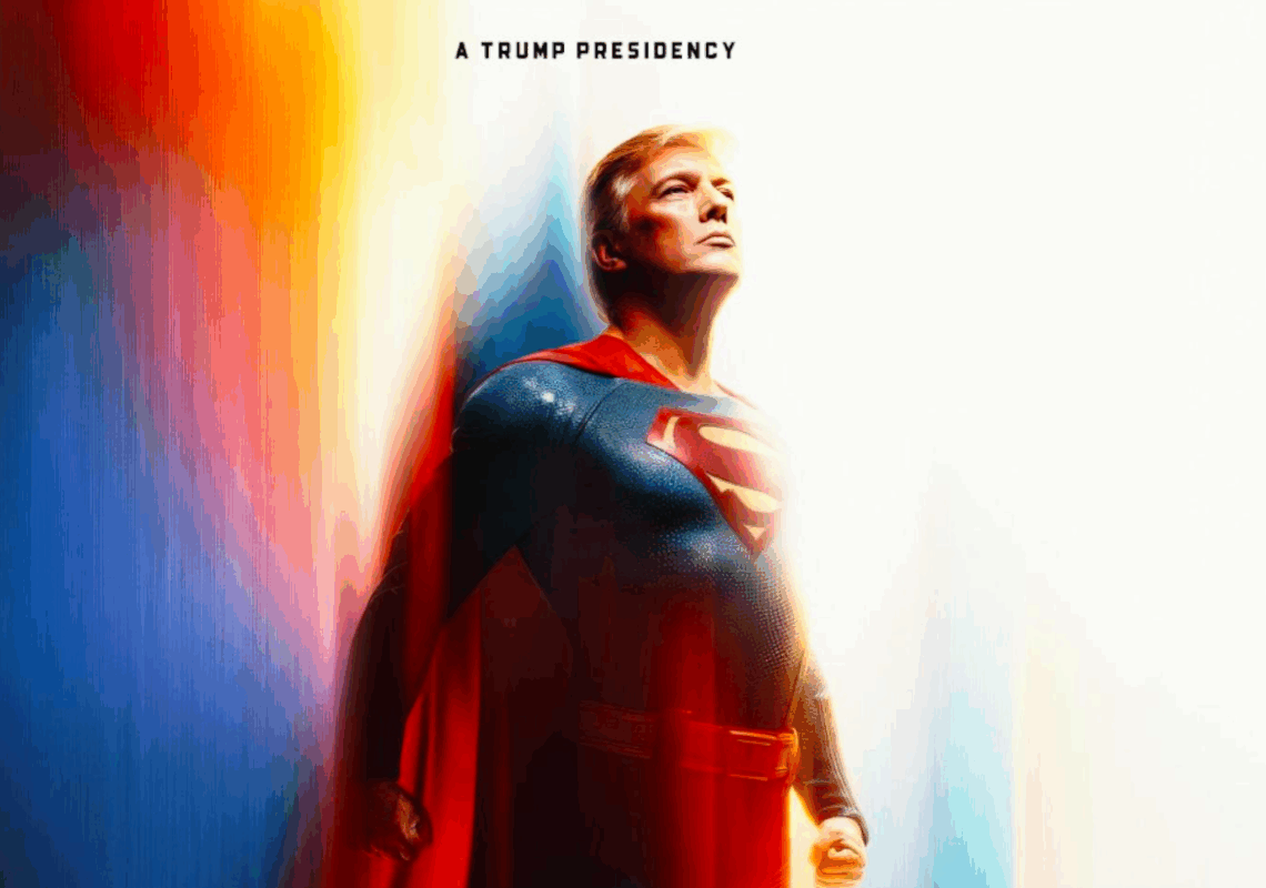 Dopo il Papa, ora Superman: Trump sorprende di nuovo tutti